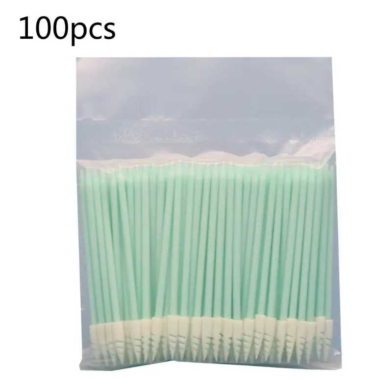 40jd 100pcs небольшие заостренные кончики губки, чистящие губки, пузырька без пыли. Туалетная бумага