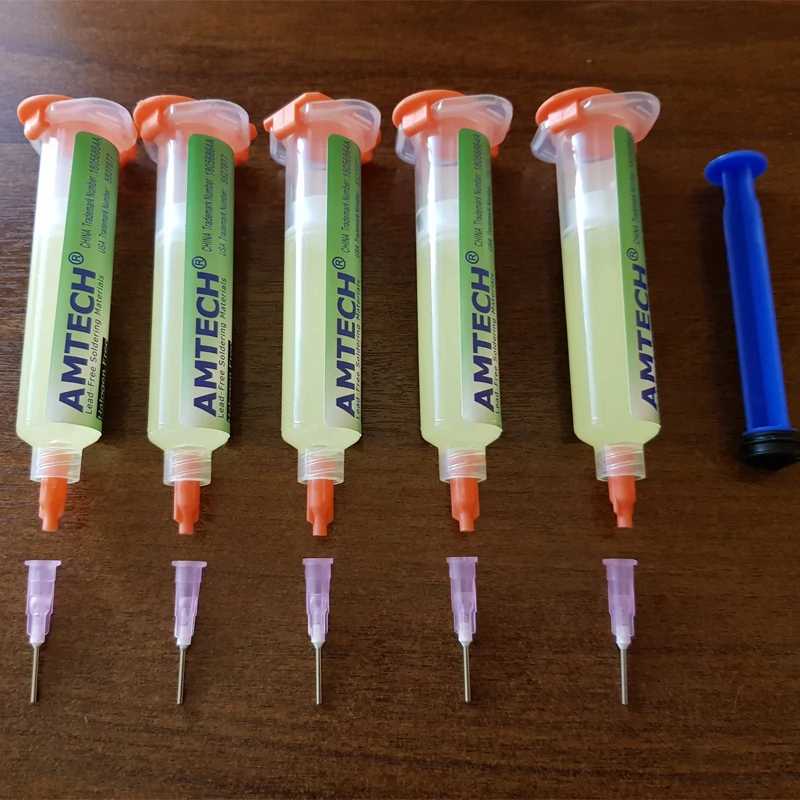 Паяльная паста AMTECH 1 шт., неочищенная сварочная масляная флюсовая смазка, паяльная ремонтная паста 10 куб. См, 100% оригинальная стандартная паста AMTECH Сварочное оборудование и расходные материалы