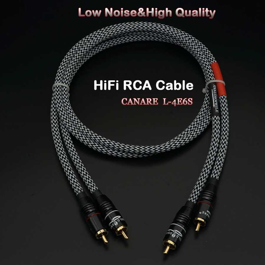 Пара профессиональных аудиокабелей CANARE RCA 0,3 м-5 м для Hi-Fi усилителя, предусилителя, наушников, ЦАП Аксессуары и запчасти
