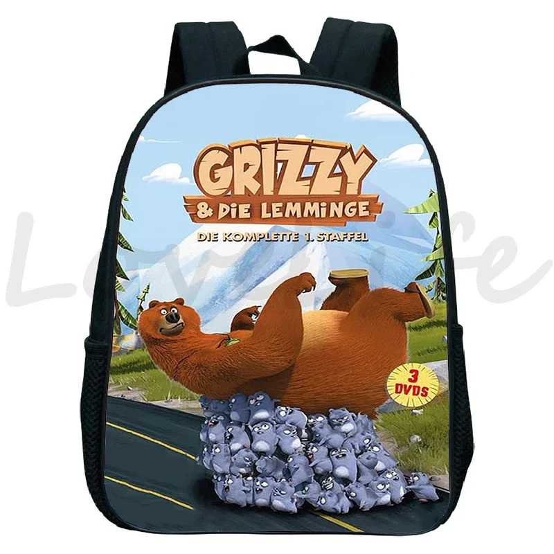Фотография №2 товара Рюкзак GRIZZY AND THE LEMMINGS для мальчиков и девочек, школьные