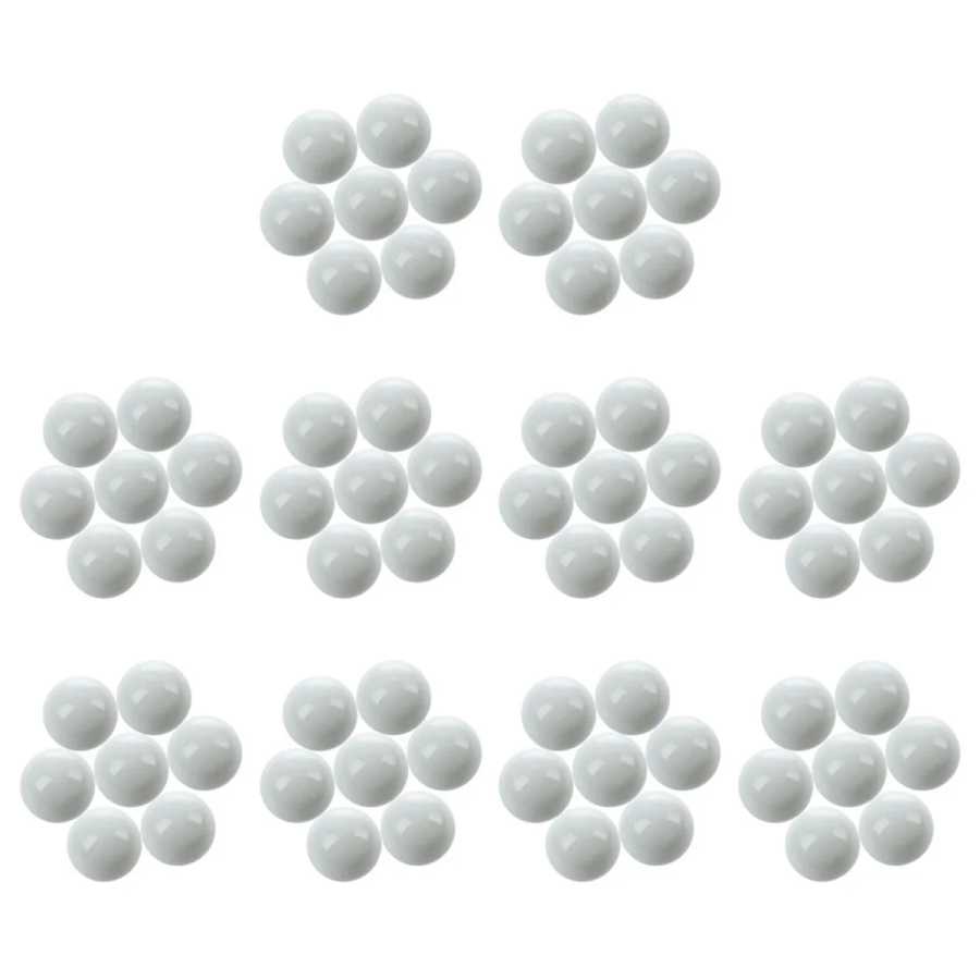 BAAU 100 шт. шарики 16 мм стеклянные шарики трусики стеклянные шарики украшения цвет самородки игрушка белый Мебель для кофейни