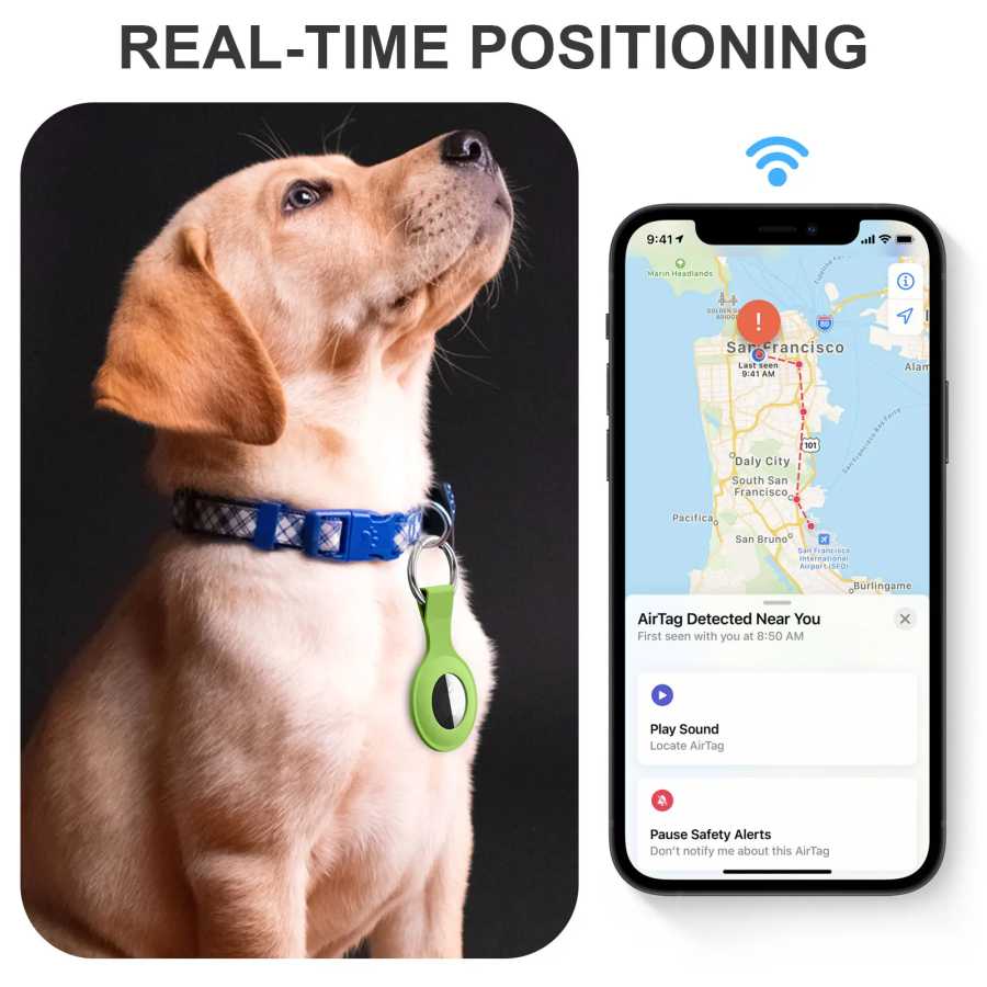 Фотография №4 товара Силиконовый чехол для Apple Airtags, защитный чехол для трекера, аксессуары,