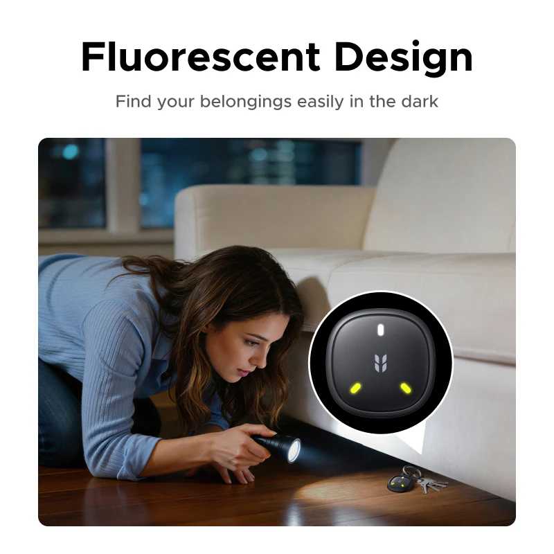 Фотография №3 товара UGREEN FineTrack Mini Smart Tag Finder GPS-трекер для iOS Apple