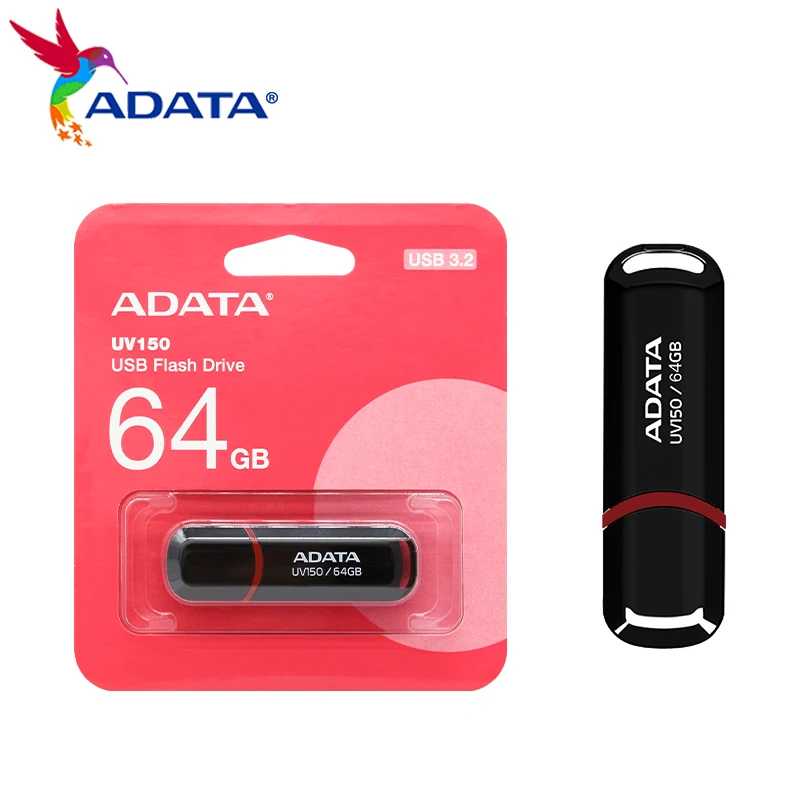 Фотография №2 товара ADATA UV150 USB3.2 Высокоскоростная флэш-накопитель USB Plug And Play Легкая