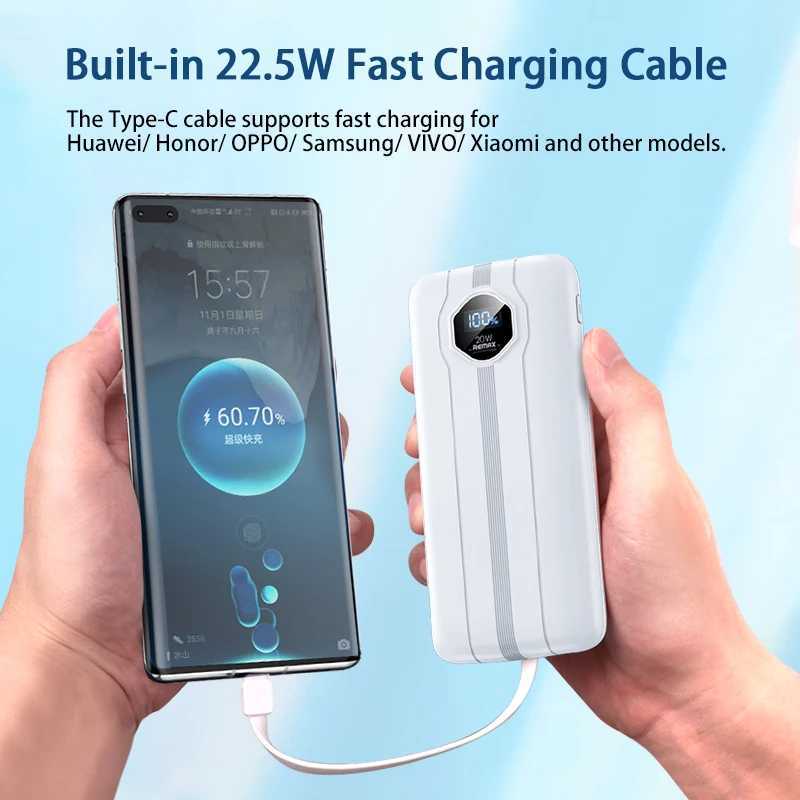 Фотография №1 товара 5 в 1 Power Bank 10000 мАч PD 20 Вт