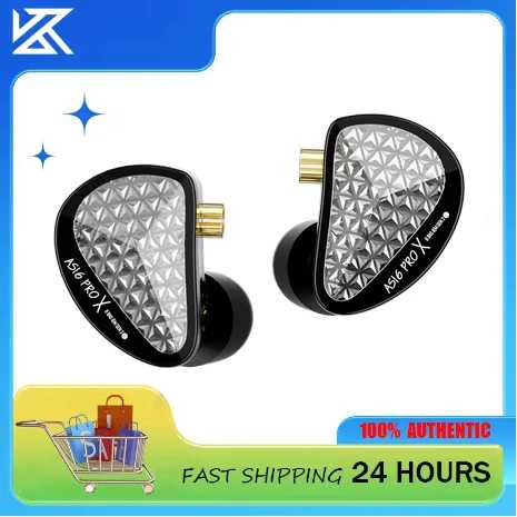 KZ AS16 PRO X 16BA Наушники-вкладыши 8, сбалансированная арматурная гарнитура, высокое качество звука, Hi-Fi монитор, наушники 