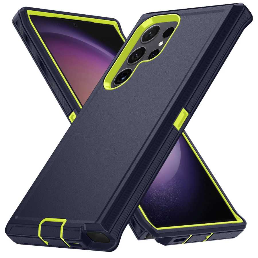 Для Samsung Galaxy S25 S24 S23 S22 S21 S20 FE Plus Ultra Note 20, защитный противоударный чехол для телефона Defender, жесткий ПК + задняя крышка из ТПУ Чехлы и чехлы для мобильных телефонов