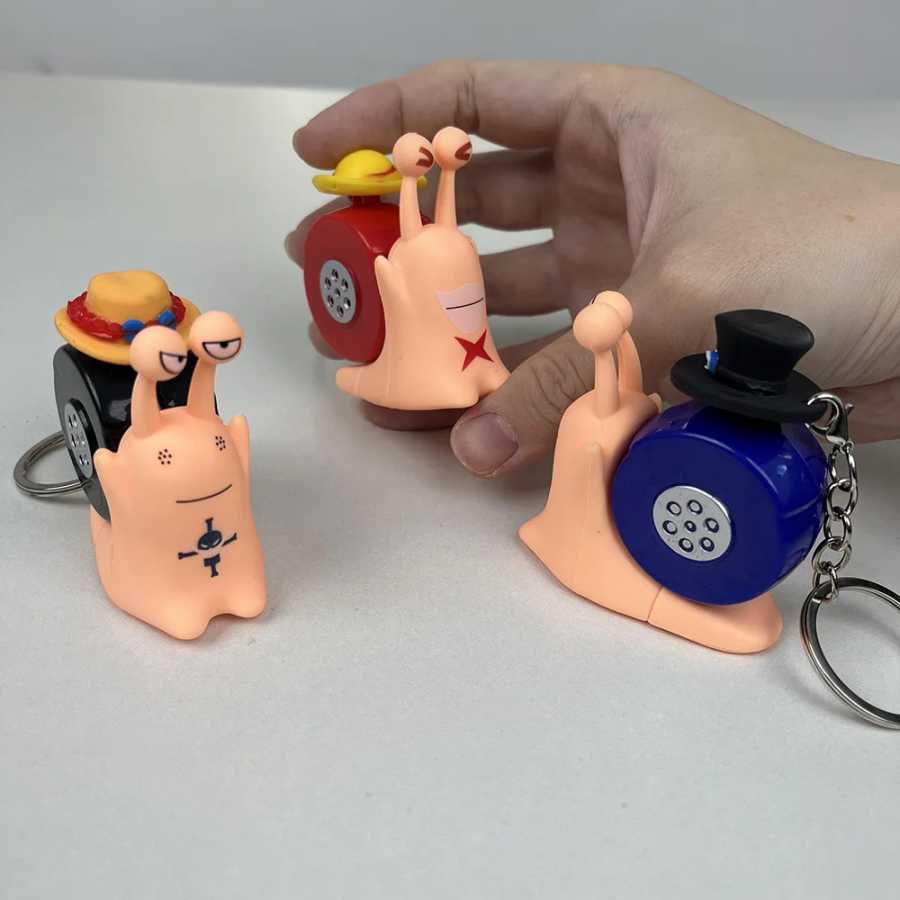 Фотография №2 товара Аниме One Piece Den Den Mushi Модель игрушки Мультфильм Луффи