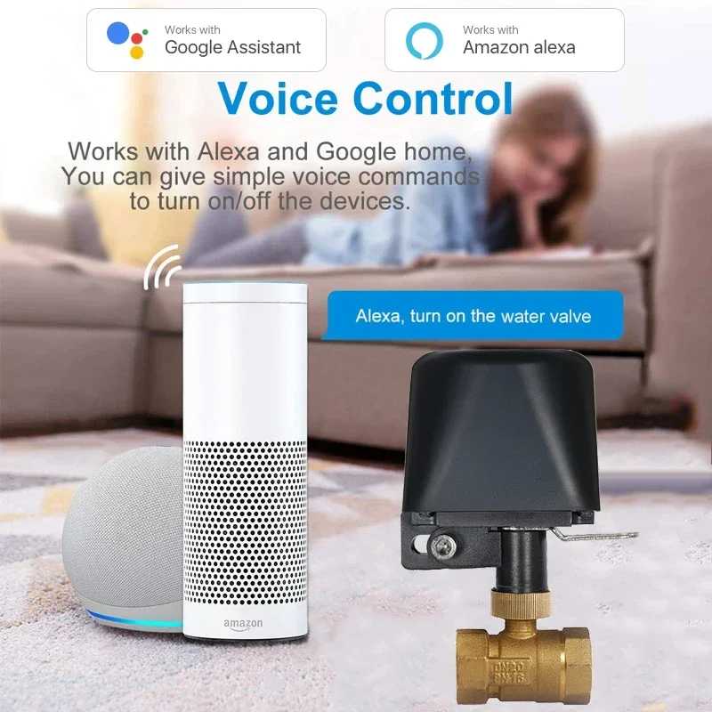 Фотография №3 товара Tuya Smart 3,0 Wi-Fi газовый водяной клапан Zigbee стоп обратный