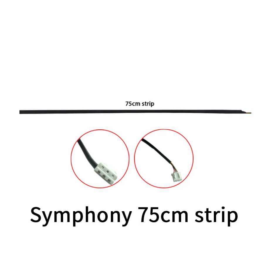 Фотография №2 товара Полноцветный стример Symphony RGBIC Аксессуары для окружающего освещения 3-проводная светодиодная