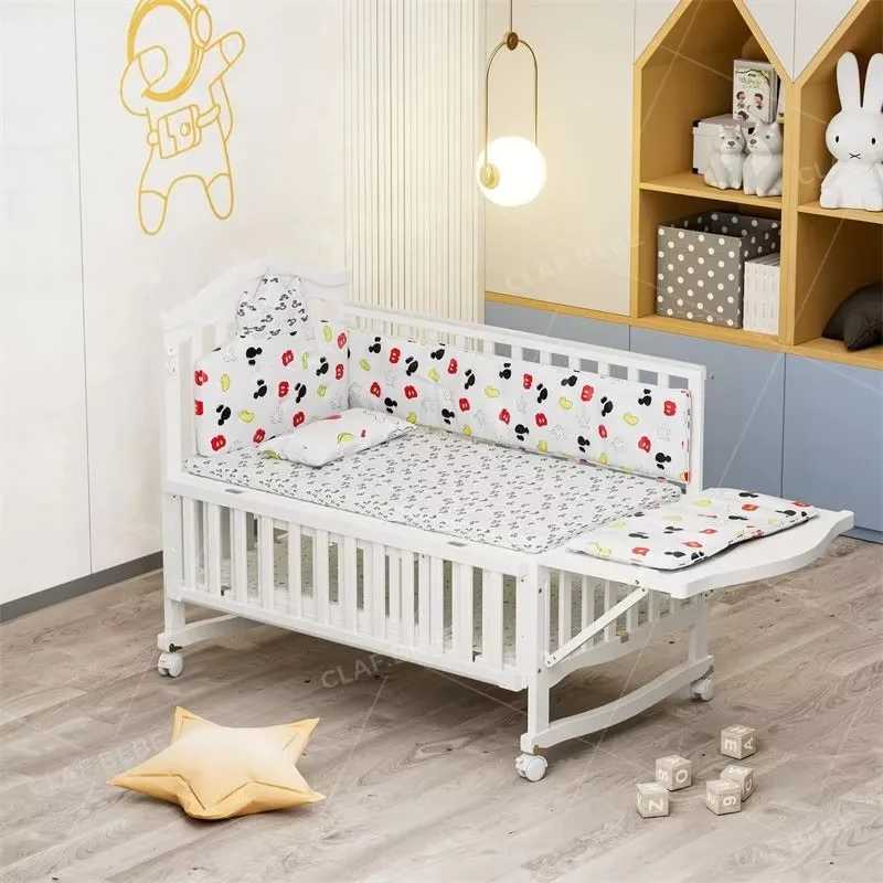 Фотография №2 товара Детская кроватка CLAF BEBE 2026: современная регулируемая деревянная кроватка для