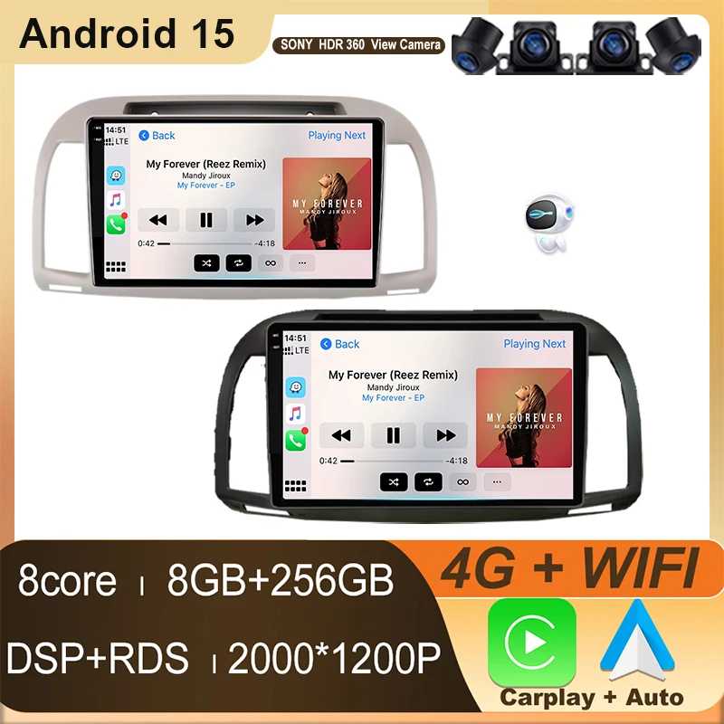 Фотография №1 товара Автомобильный радиоприемник Android, автоплеер для Nissan March Micra K12 2002-2019,