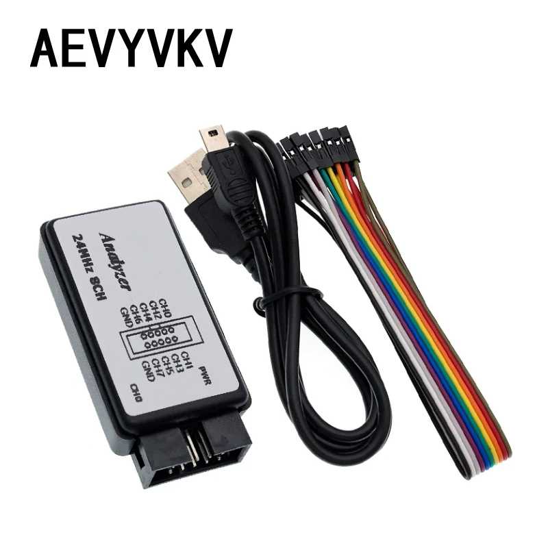 Фотография №2 товара USB логический анализатор 24 МГц, 8 каналов, 24 м/секунды, логический