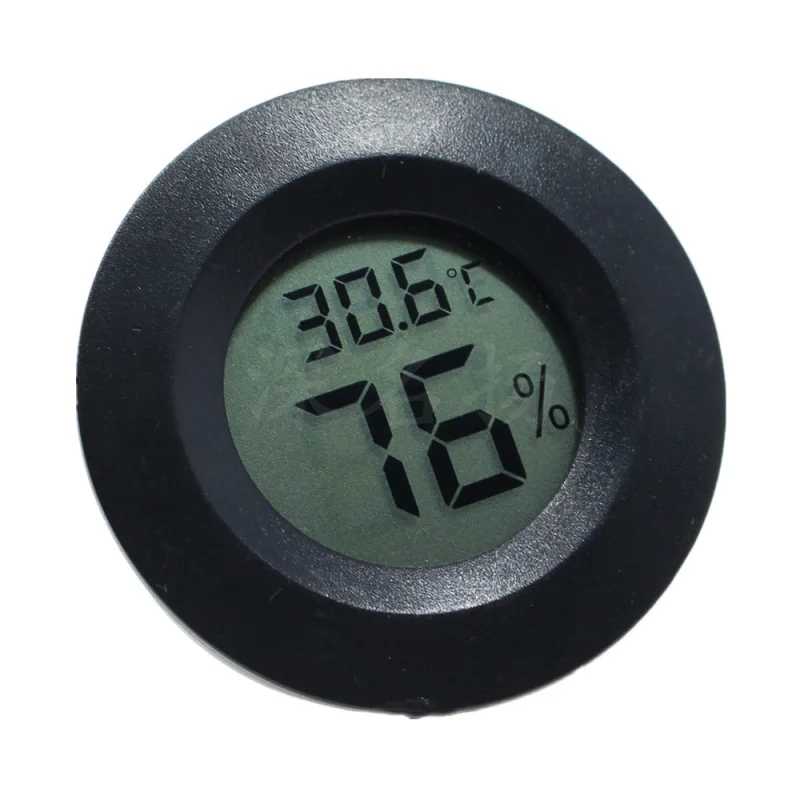Фотография №4 товара +70 &deg; Цифровой термогигрометр C Mini LCD, круглый датчик температуры