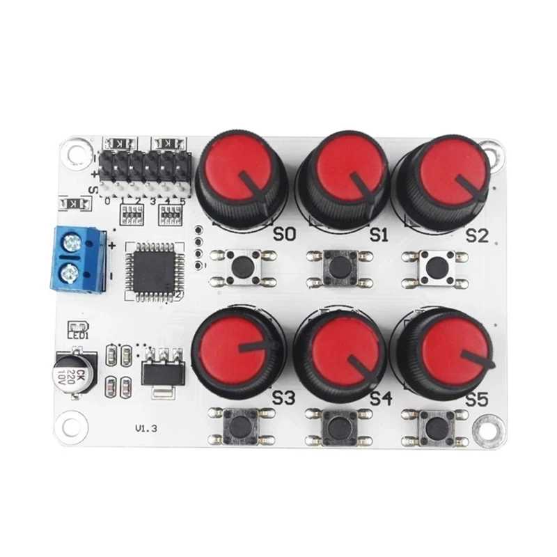 Плата контроллера сервоприводов PWM на 4/6/8 каналов для Arduino UNO, беспроводное управление роботизированной рукой, совместимость с PS2-контроллером для робота-машины Высокотехнологичные игрушки