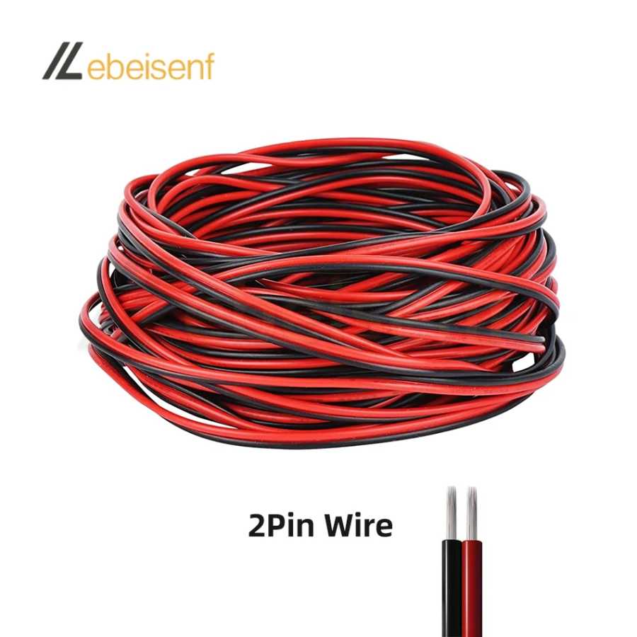 Фотография №2 товара Цветной удлинительный кабель 5/10М 22AWG 2-6Pin для светодиодной ленты 3528