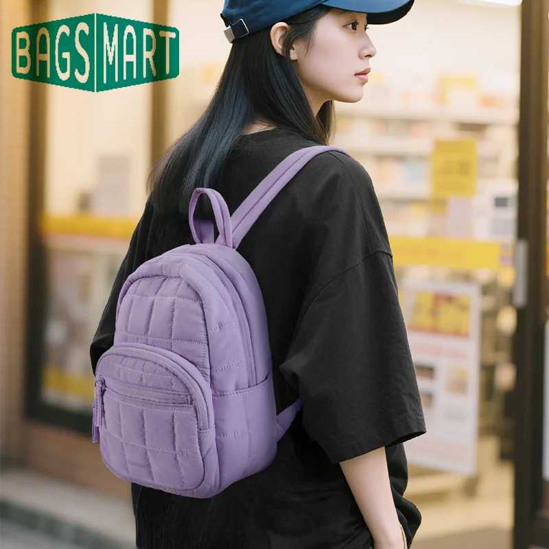 BAGSMART маленькие рюкзаки женские милые девушки сумка для студенческой книги многофункциональный мини-рюкзак для отдыха путешествия простой женский рюкзак Рюкзак
