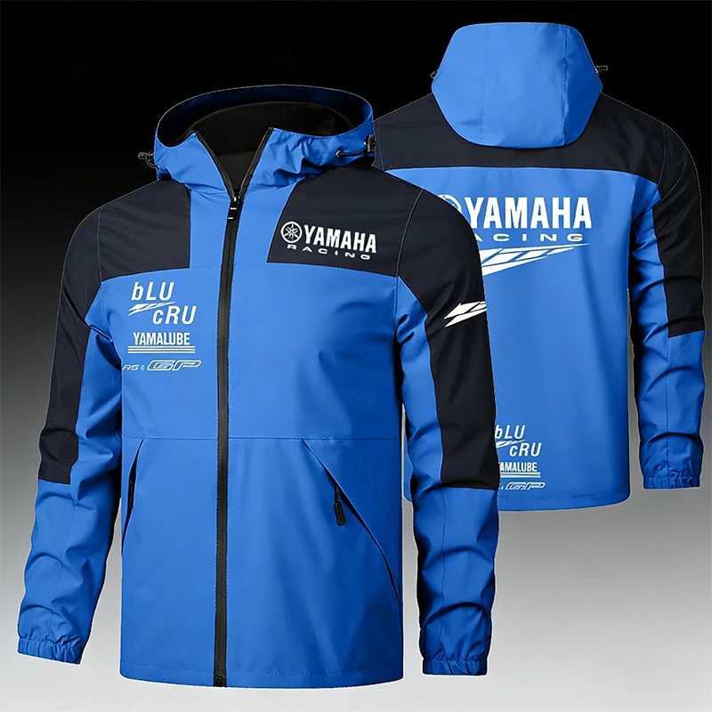 Куртка Yamaha Racing - Легкая ветрозащитная и водонепроницаемая куртка для мужчин и женщин на весну/осень - Верхняя одежда для активного отдыха и спорта Пальто и куртки