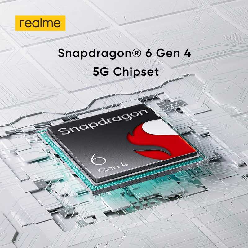Фотография №3 товара Смартфон realme P3 5G Процессор Snapdragon&reg; 6 Gen 4 5G