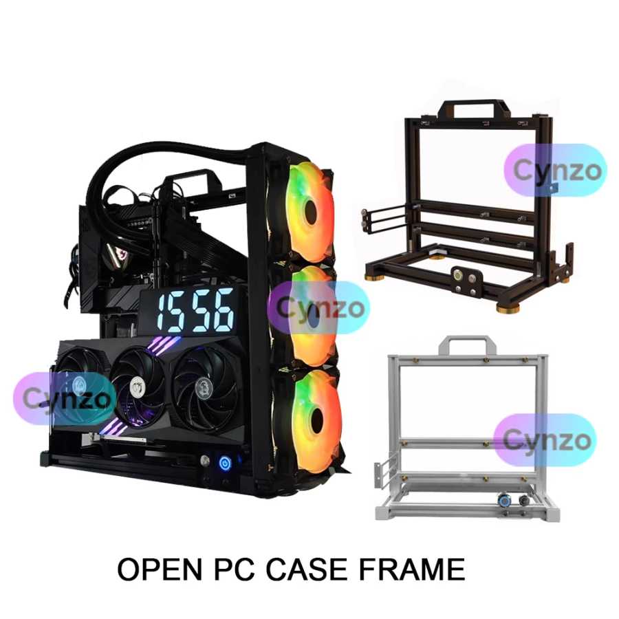 ITX MATX ATX геймерский шкаф, корпус для настольного ПК MOD, стойка с открытой рамой, кулер для воды, компьютерный игровой корпус, вертикальная личность, сделай сам Компьютерные комплектующие