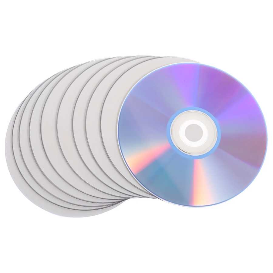 10 шт. пустые DVD-диски, записываемые DVD-R CD-RW-диски, записываемые компакт-диски высокой емкости для хранения видео, резервного копирования фото, сжигания компьютера Музыка, компакт-диски и виниловые пластинки