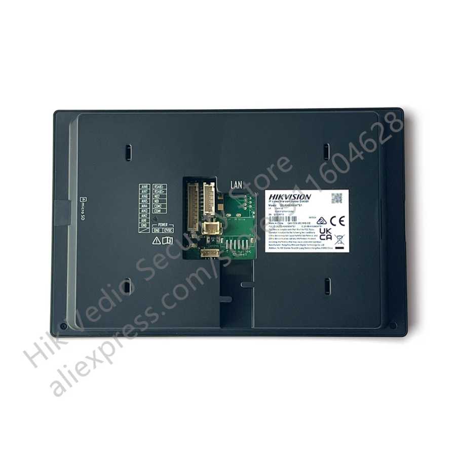 Фотография №4 товара Видеодомофон Hikvision DS-KH6350-WTE1: IP-станция для помещений с 7-дюймовым IPS сенсорным