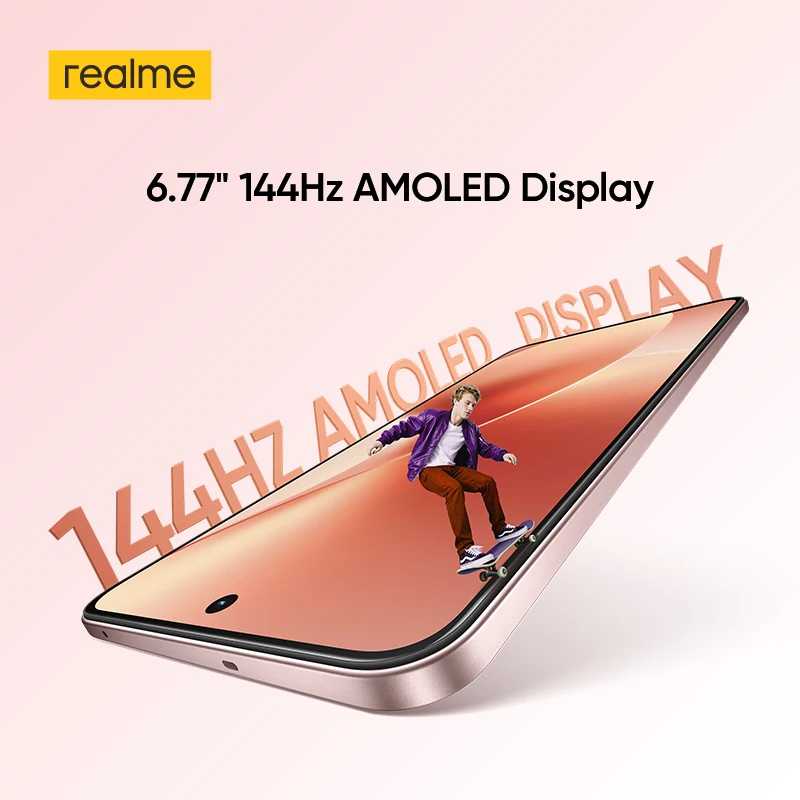 Фотография №3 товара Смартфон realme 15 5G с процессором Dimensity 7300+ 5G, 6.77-дюймовым