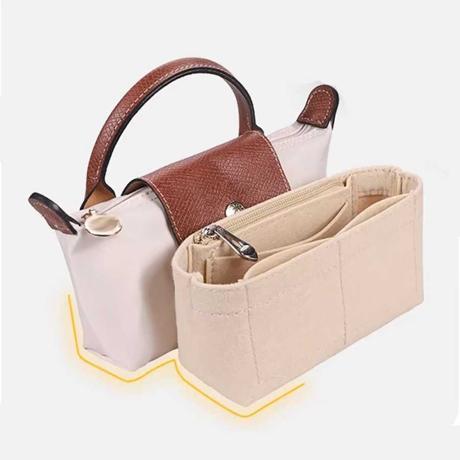Войлочный органайзер-вкладыш для сумки, органайзер для сумок Longchamp Mini Shoulder Bag Детали и аксессуары для сумок
