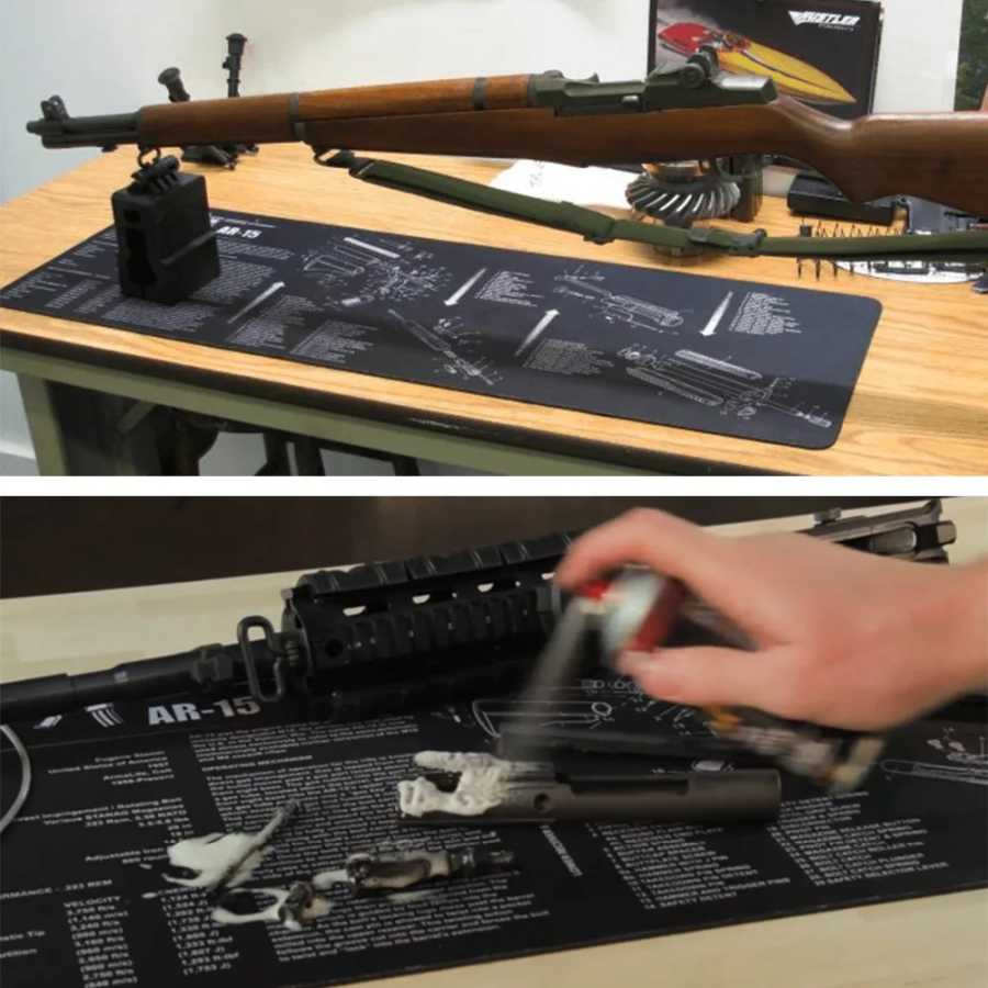 Фотография №2 товара AR15 AK47 Резиновый коврик для мыши с пистолетом для пистолета