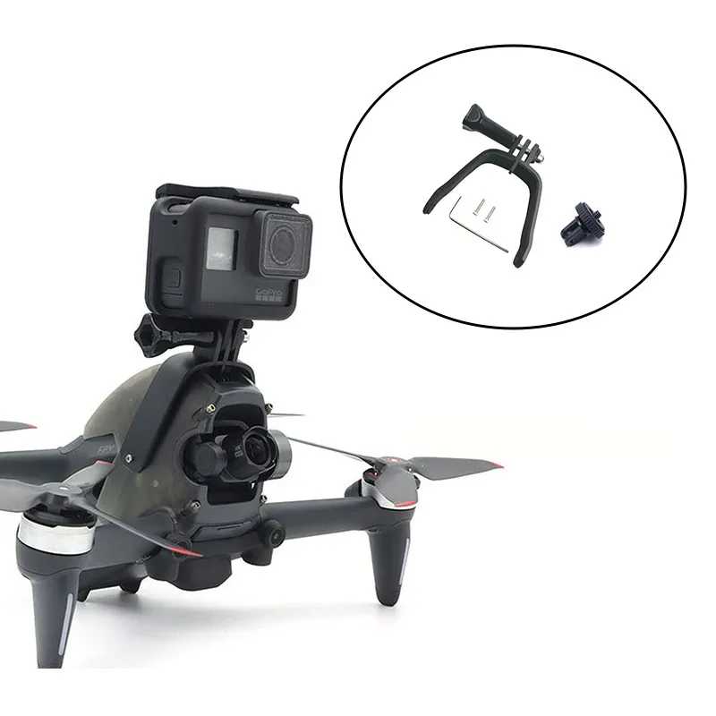 Спортивные крепления для камеры дрона для Gopro / Osmo Action/Insta360 фиксированное основание для DJI FPV аксессуары для дрона Фото- и видеотехника