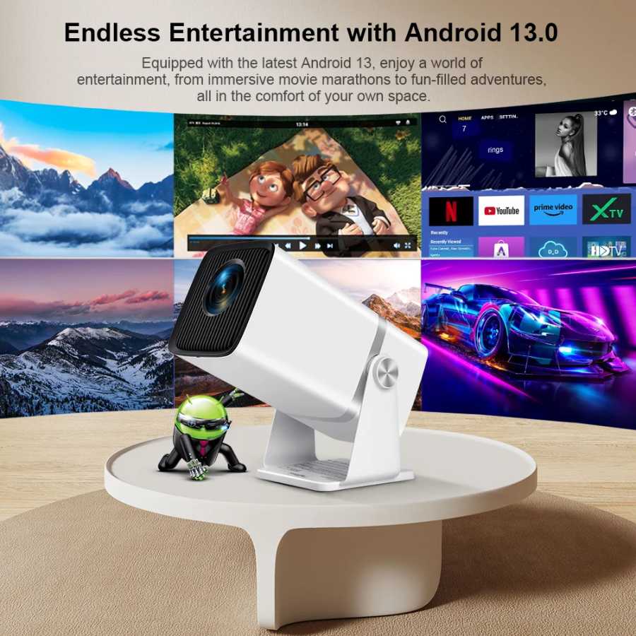 Фотография №2 товара Проектор ThundeaL 4K Full HD FHD TD80W фильмов домашний с