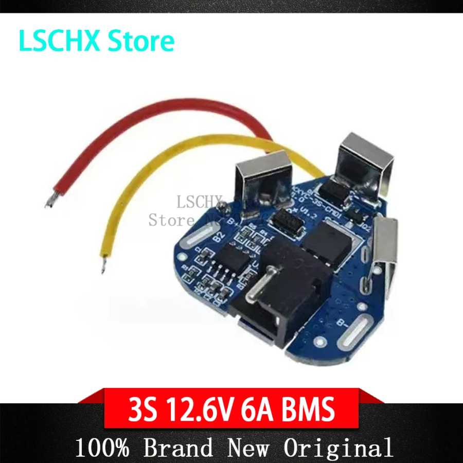3S 12,6 В 6A BMS литий-ионная защитная плата литиевой батареи 18650 Power Bank балансир батареи эквалайзер плата для электрической дрели Электрика