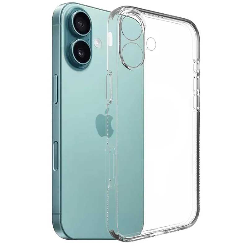 Прозрачный силиконовый чехол для телефона iPhone 17 16 Pro Max 17 Air 16E, мягкая задняя крышка для iPhone 15 14 11 12 13 Pro Max Mini Plus, чехол Чехлы и чехлы для мобильных телефонов