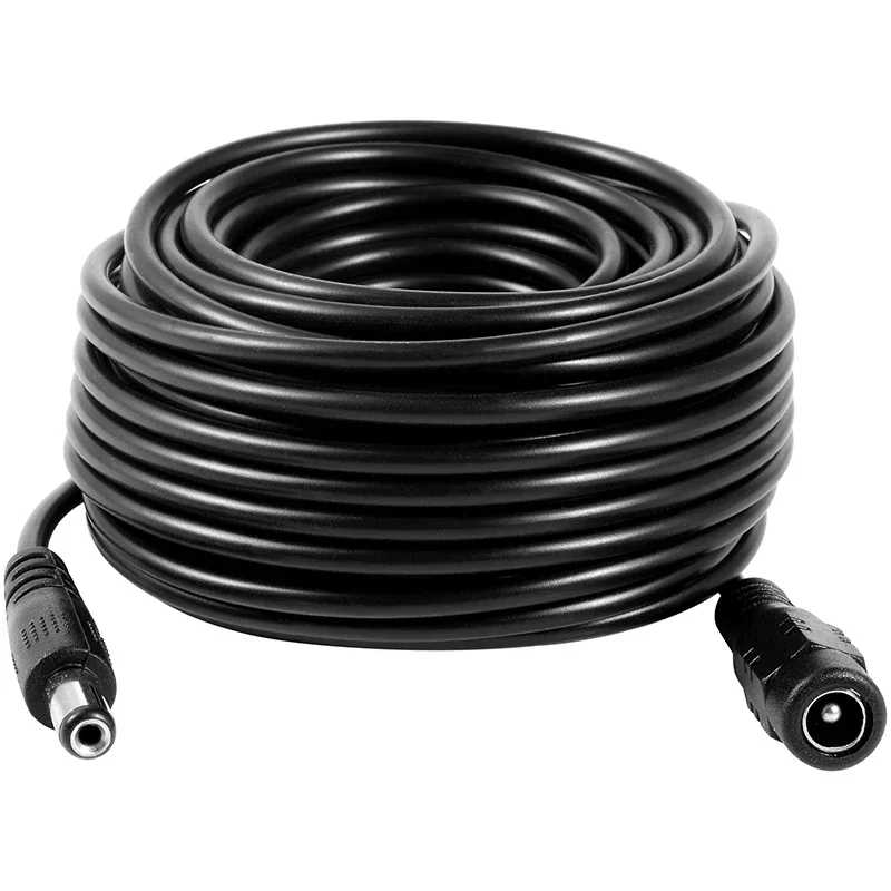 Uvusee CCTV 10 метров 5 м 15 м 20 метров 2,1x5,5 мм DC 12 В удлинительный кабель питания для аудиокамер безопасности IP-камера Dvr автономный Доступ к автоматизации здания