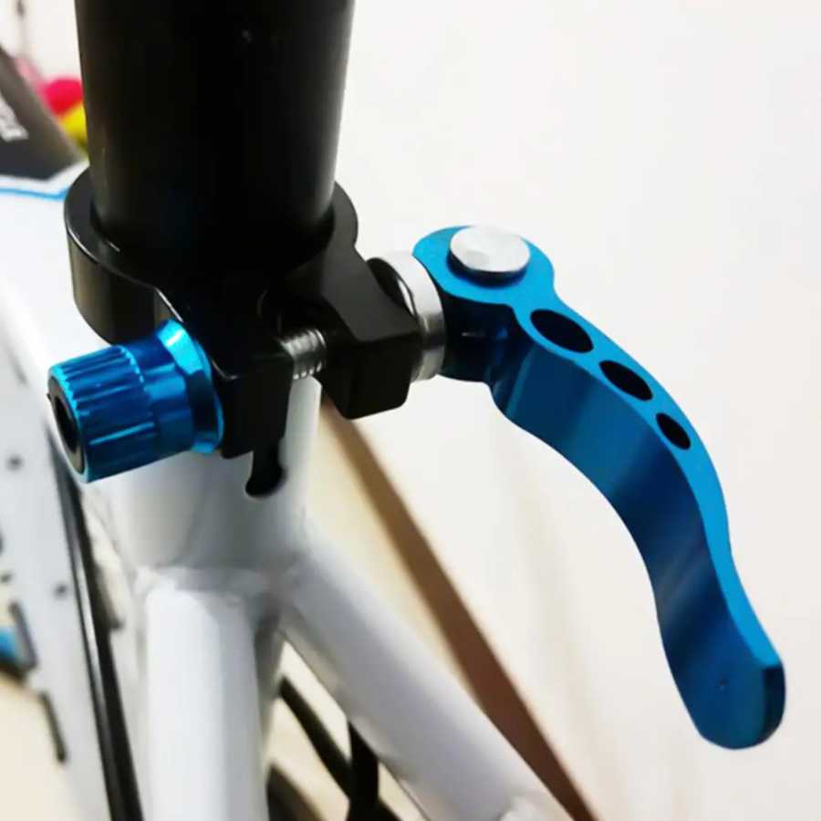 Зажим для велосипедного сиденья MTB, алюминиевый сплав, быстросъемный рычаг, запчасти для велосипеда, велосипедный аксессуар, хомут для горного велосипеда Велоспорт