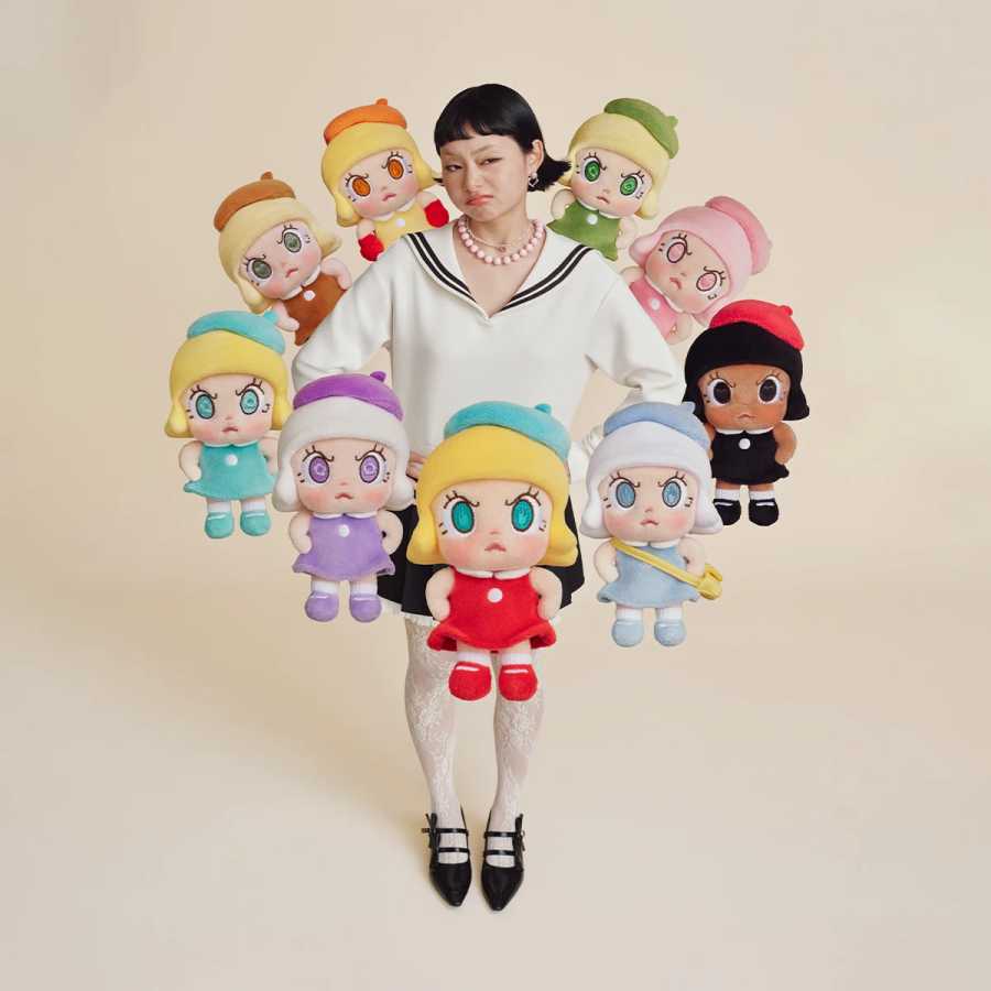 Фотография №2 товара POP MART Angry Molly - Серия Angry Energy: Плюшевый брелок-подвеска,