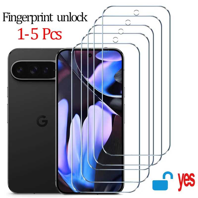Разблокировка по отпечатку пальца стекло для Pixel 9 Pro 10 8A 9A 10A 7 6A 7A 8 Pro защита для экрана Pixel 9 Pro XL закаленное стекло для Google Pixel 9 защитное стекло на pixel 9 pro Защитная пленка для мобильного телефона