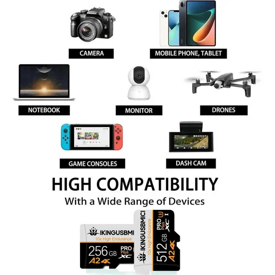Фотография №2 товара Надежные SD-карты, TF-карты, карты памяти Micro TF SD 32GB 64GB