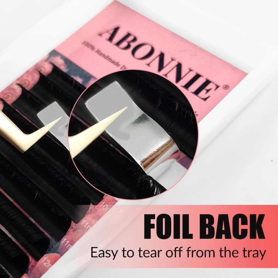 Фотография №2 товара Наращивание ресниц Abonnie Cashmere Easy Fan Lashes: Мегаобъемные пучки всех