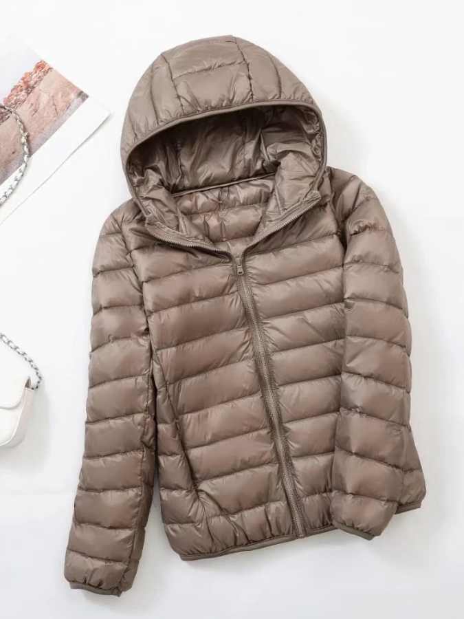 Фотография №4 товара NewBang 7XL пуховик женский с капюшоном ультра легкий пуховик женский