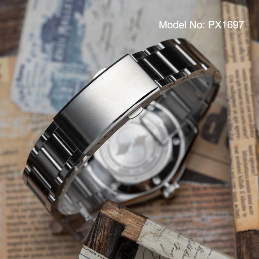 Фотография №4 товара Proxima PX1697 39 мм мужские часы с белым эмалевым циферблатом