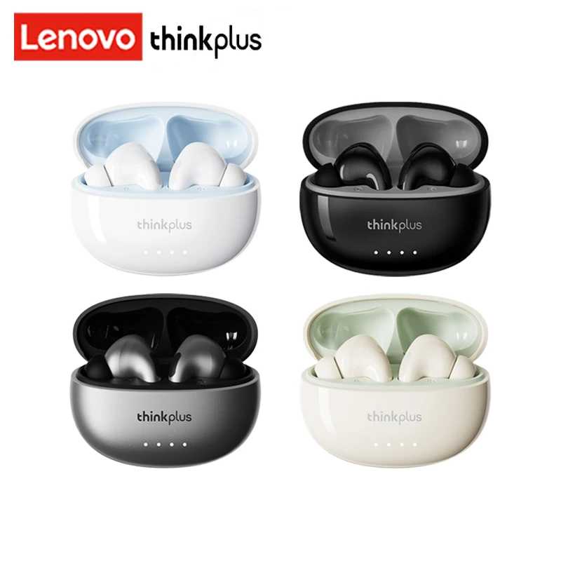 Беспроводные наушники Lenovo LP5 Pro Bluetooth 5.4 TWS с HiFi-звуком, игровые спортивные наушники с сенсорным управлением и микрофоном Портативное аудио и видео