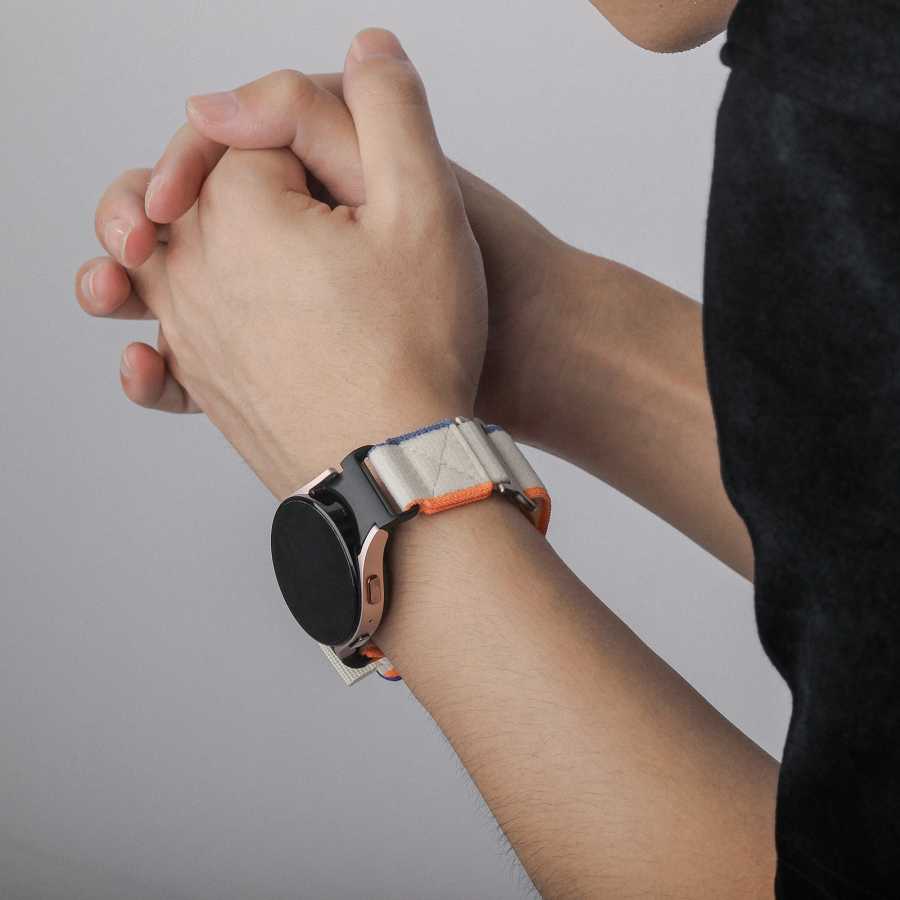 Фотография №5 товара Ремешок нейлоновый для Samsung Galaxy watch 7 6 4 classic