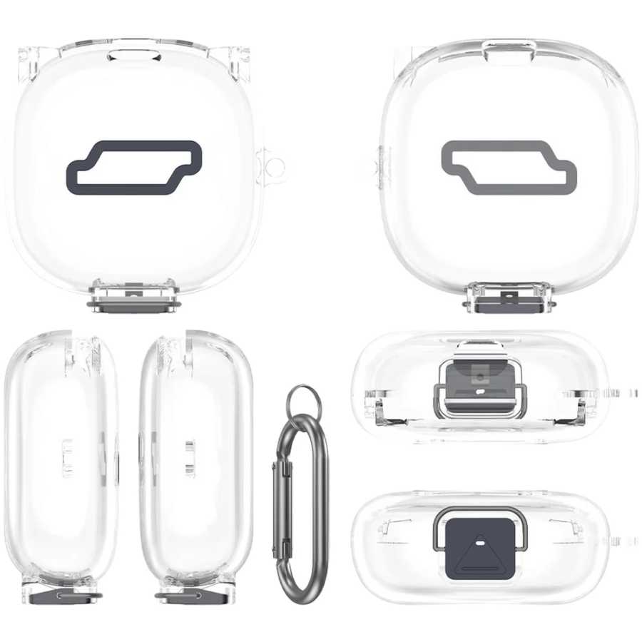 Фотография №3 товара Защитный чехол для беспроводных наушников SHOKZ Open Fit 2+/T921, противоударный,