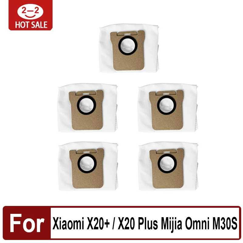Для Xiaomi X20+ / X20 Plus Mijia Omni M30 S / D103CN / X20+ / X20 Plus Робот-пылесос Сменный мешок для мусора Запчасти для бытовой техники