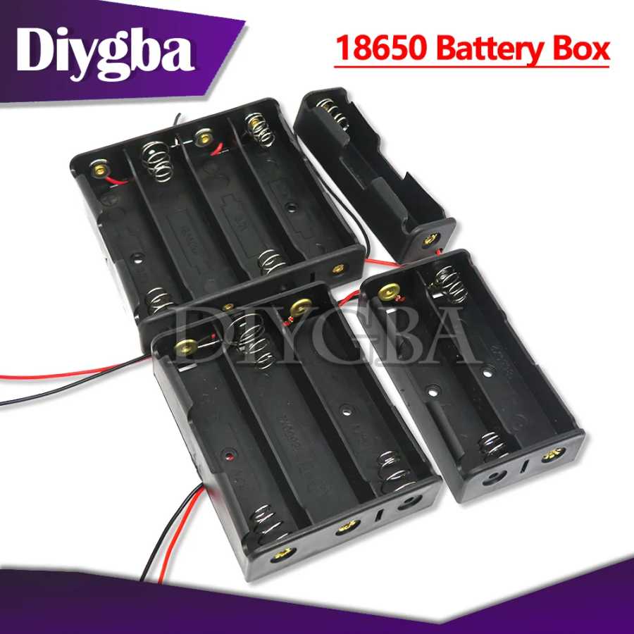 Новинка 18650 чехол для внешнего аккумулятора s 1X 2X 3X 4X 18650 чехол для хранения 1 2 3 4 слота Активные компоненты
