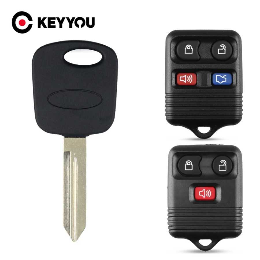 KEYYOU для Ford Escape Focus Expedition Explorer Fusion Mustang Taurus, чехол для автомобильного ключа, брелок с дистанционным управлением, чехол Стартеры