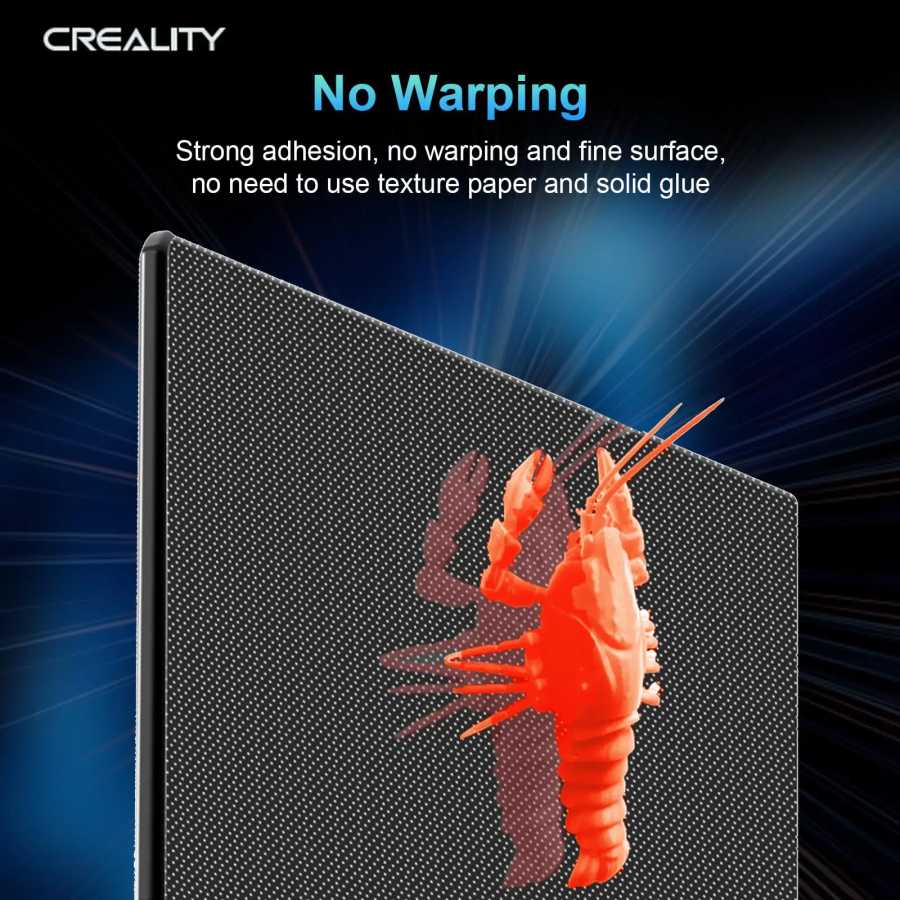 Фотография №2 товара Стеклянная кровать Creality Ender 3, обновленная поверхность из закаленного стекла