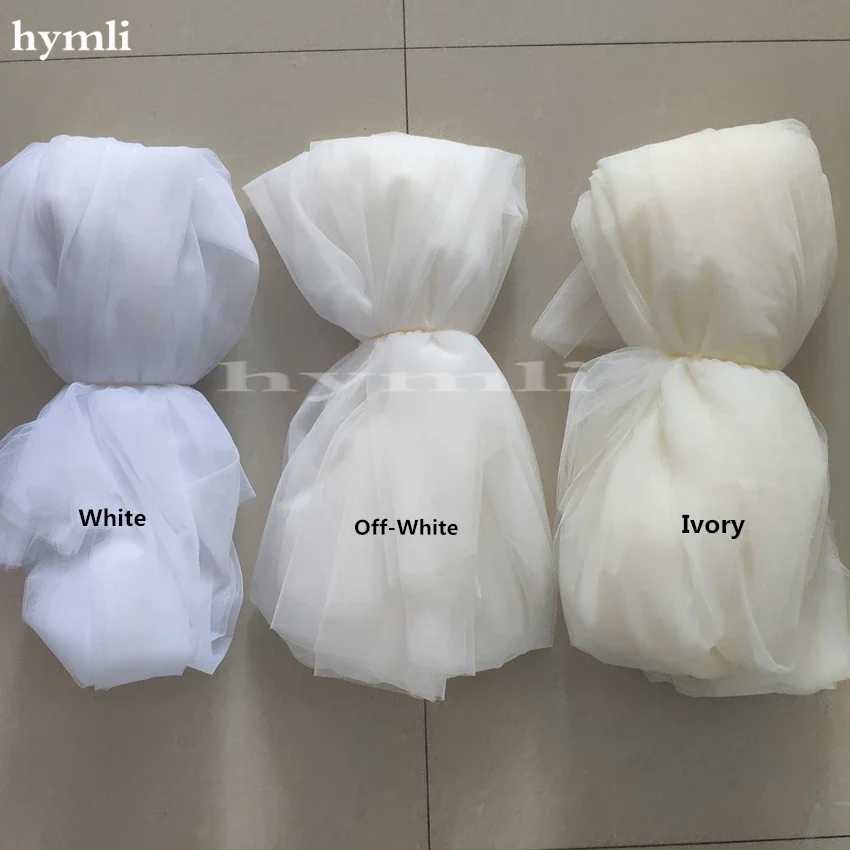 Фотография №5 товара Кружевная фата Mantilla, одноярусная фата с кружевной отделкой, длинная свадебная