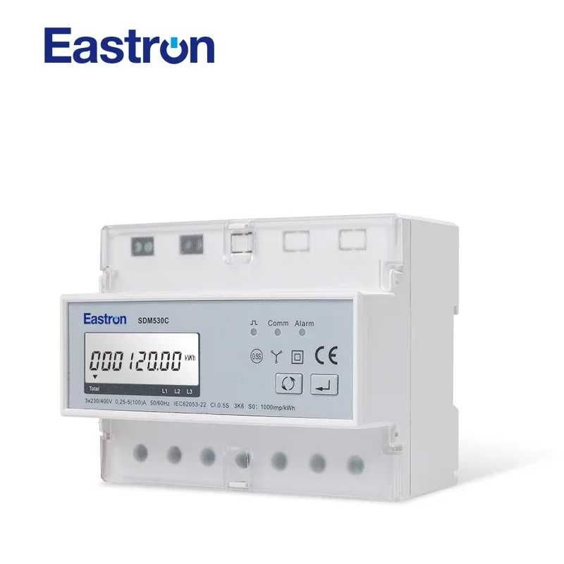 Фотография №5 товара Eastron SDM530C MID-сертифицированный трехфазный RS485 Modbus Многофункциональный интеллектуальный пост-платный счетчик